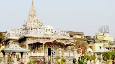 The Kanch ka Mandir (Jain Glass Temple) Kanpur C.