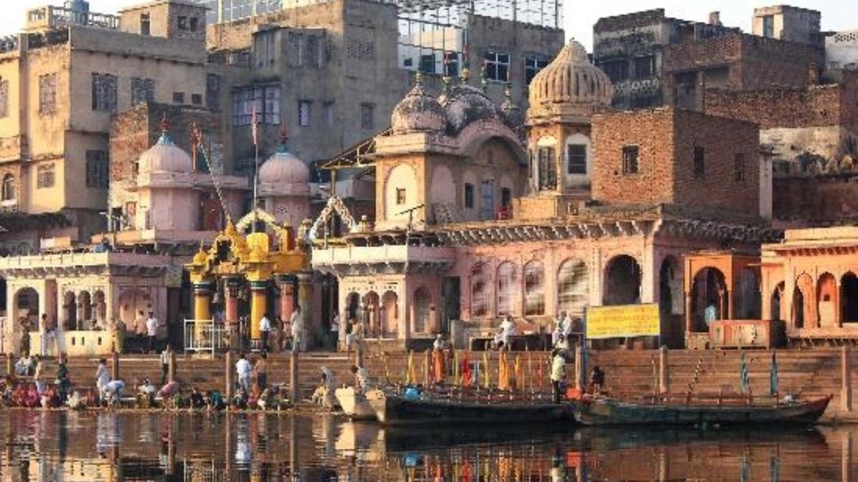 Boat ride at the Vishram Ghat Mathura